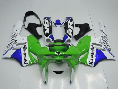1994-1997 Kawasaki ZX9R Motorcycle Fairings - Green White Blue Canada Suppliers