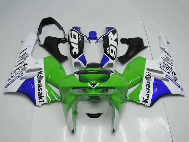 1994-1997 Kawasaki ZX9R Motorcycle Fairings - Green White Blue Canada Suppliers