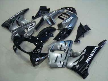 1996-1997 Honda CBR900RR 893 Motorcycle Fairings - Silver Glossy Black Canada Suppliers