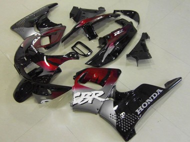1996-1997 Honda CBR900RR 893 Motorcycle Fairings - Silver Maroon Red Glossy Black Canada Suppliers