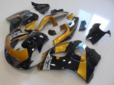 1996-2000 Suzuki GSXR 600 Motorcycle Fairings - Gold Black Canada Suppliers