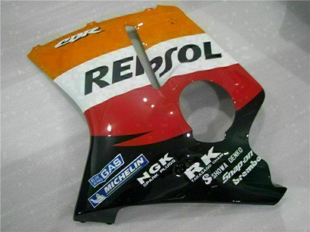 1996-2007 Honda CBR1100XX Blackbird Motorcycle Fairing - Orange White Red Glossy Black Repsol Canada Suppliers