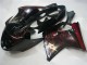 1996-2007 Honda CBR1100XX Blackbird Abs Motorcycle Fairings - Glossy Black Red Flame Canada Suppliers