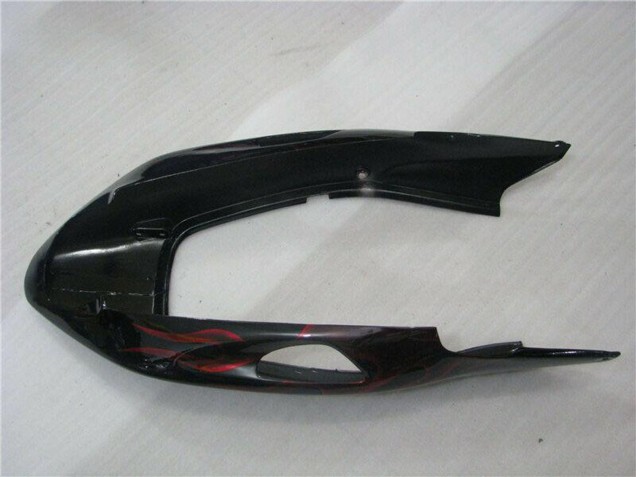 1996-2007 Honda CBR1100XX Blackbird Abs Motorcycle Fairings - Glossy Black Red Flame Canada Suppliers