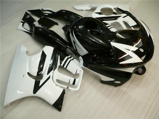 1995-1996 Honda CBR600 F3 Motorcycle Fairings - White Glossy Black Canada Suppliers