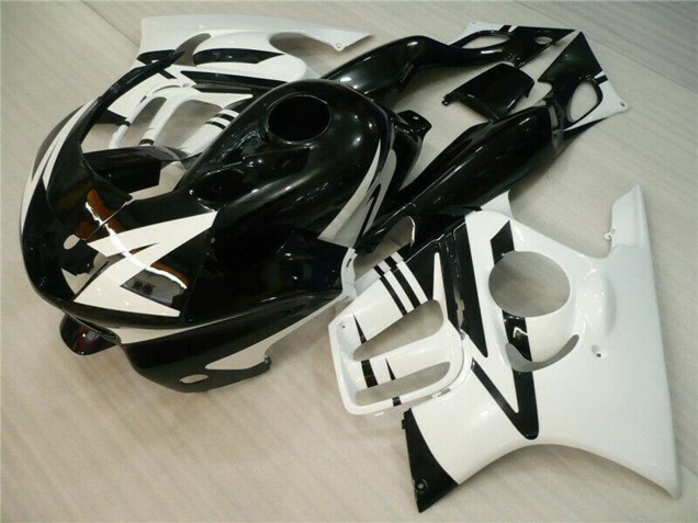 1995-1996 Honda CBR600 F3 Motorcycle Fairings - White Glossy Black Canada Suppliers