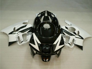 1995-1996 Honda CBR600 F3 Motorcycle Fairings - White Glossy Black Canada Suppliers