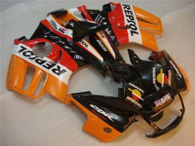 1995-1996 Honda CBR600 F3 Motorcycle Fairings - Orange White Red Glossy Black Repsol Canada Suppliers