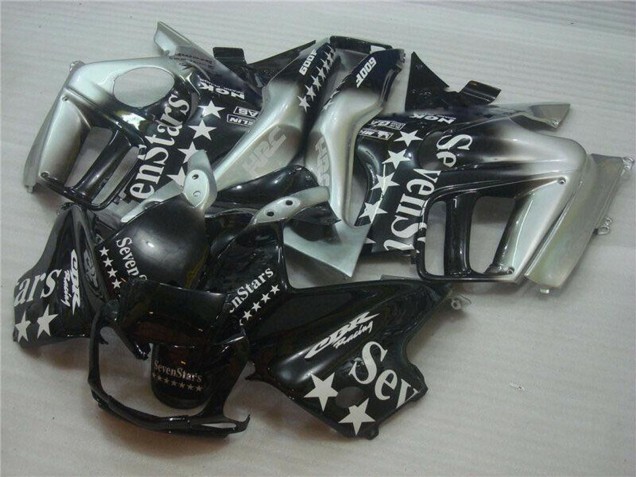 1995-1996 Honda CBR600 F3 Motorcycle Fairings - Silver Glossy Black SevenStars Canada Suppliers