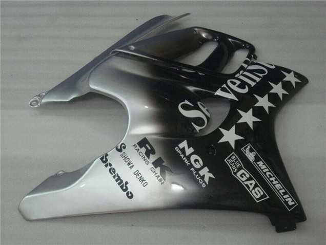1995-1996 Honda CBR600 F3 Motorcycle Fairings - Silver Glossy Black SevenStars Canada Suppliers