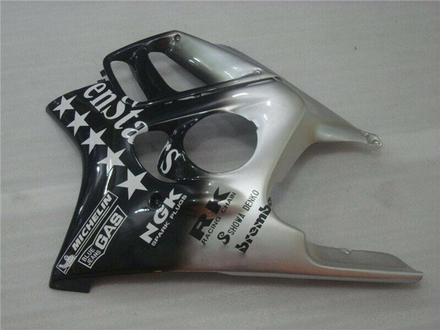1995-1996 Honda CBR600 F3 Motorcycle Fairings - Silver Glossy Black SevenStars Canada Suppliers