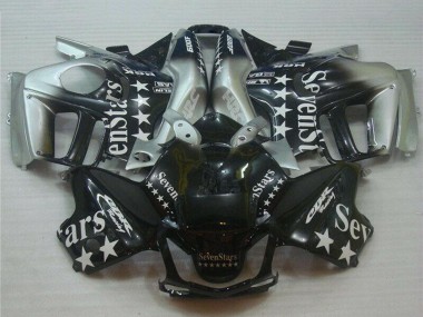 1995-1996 Honda CBR600 F3 Motorcycle Fairings - Silver Glossy Black SevenStars Canada Suppliers