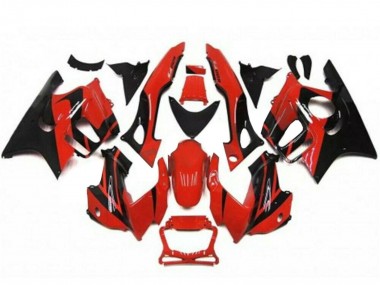 1995-1996 Honda CBR600 F3 Motorcycle Fairing Kit - Red Glossy Black Canada Suppliers
