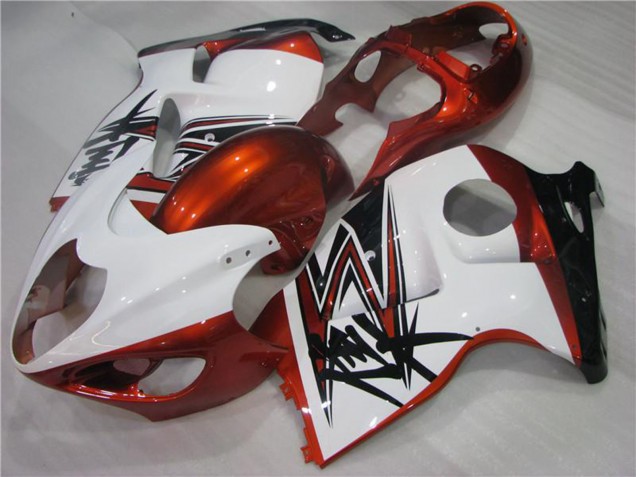 1996-2007 Suzuki GSXR 1300 Hayabusa Motorcycle Fairings - White Orange Black Canada Suppliers