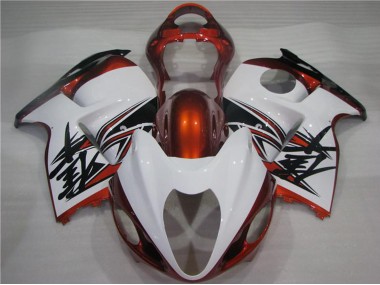 1996-2007 Suzuki GSXR 1300 Hayabusa Motorcycle Fairings - White Orange Black Canada Suppliers