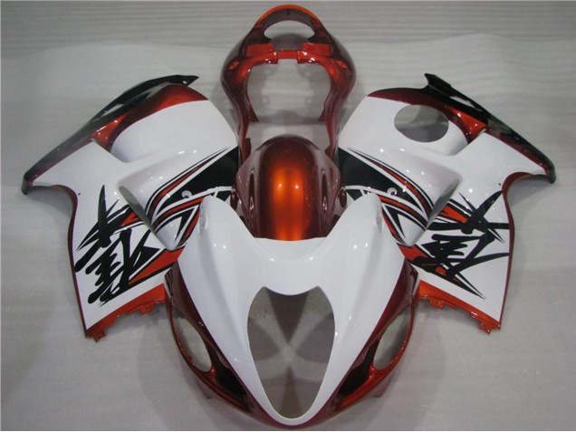 1996-2007 Suzuki GSXR 1300 Hayabusa Motorcycle Fairings - White Orange Black Canada Suppliers