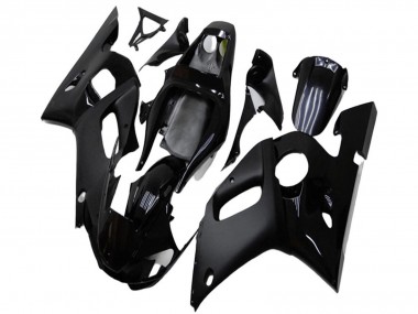 1998-2002 Yamaha YZF R6 Motorcycle Fairings - Glossy Black Matte Black Canada Suppliers