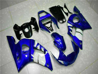1998-2002 Yamaha YZF R6 Motorcycle Fairings - Blue White Canada Suppliers