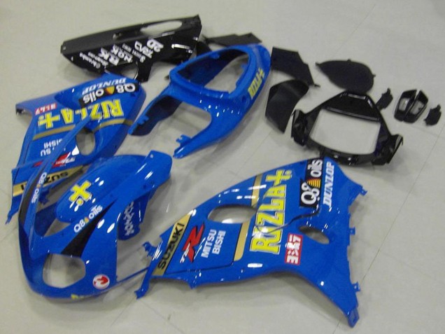 1998-2003 Suzuki TL1000R Motorcycle Fairings - Blue Yellow Black Rizla Dunlop Canada Suppliers