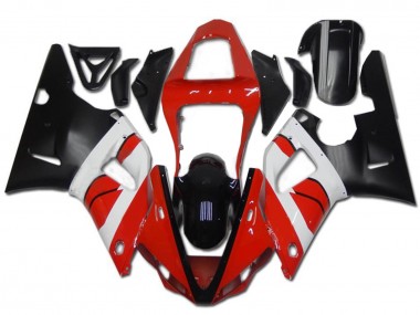2000-2001 Yamaha YZF R1 Motorcycle Fairing - Red White Glossy Black Canada Suppliers