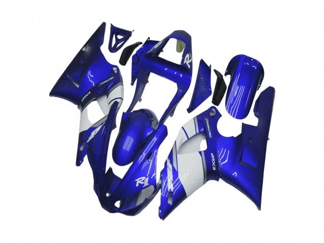 2000-2001 Yamaha YZF R1 Motorcycle Fairing - Blue White Canada Suppliers