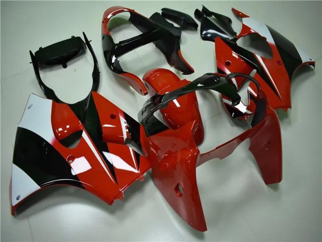 2000-2002 Kawasaki ZX6R Motorcycle Fairings - White Red Glossy Black Canada Suppliers