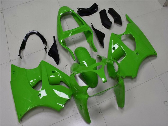 2000-2002 Kawasaki ZX6R Motorcycle Fairings - Green Black Canada Suppliers