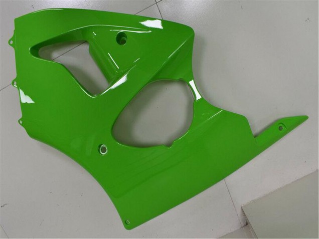 2000-2002 Kawasaki ZX6R Motorcycle Fairings - Green Black Canada Suppliers
