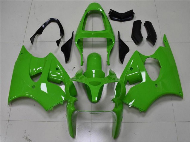 2000-2002 Kawasaki ZX6R Motorcycle Fairings - Green Black Canada Suppliers