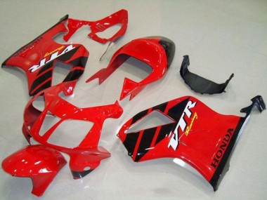 2000-2006 Honda VTR1000 Motorcycle Fairings - Red Black Stripe Canada Suppliers