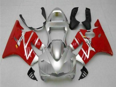 2001-2003 Honda CBR600 F4i Motorcycle Fairings Kits - Silver Red Canada Suppliers