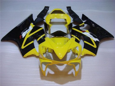 2001-2003 Honda CBR600 F4i Motorcycle Fairing - Yellow Glossy Black Canada Suppliers