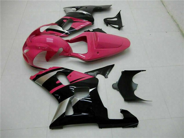 2001-2003 Suzuki GSXR 600/750 Motorcycle Fairings - Pink Silver Glossy Black Canada Suppliers