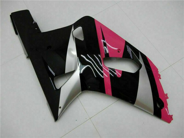 2001-2003 Suzuki GSXR 600/750 Motorcycle Fairings - Pink Silver Glossy Black Canada Suppliers