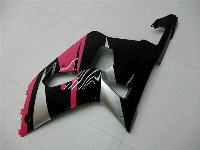 2001-2003 Suzuki GSXR 600/750 Motorcycle Fairings - Pink Silver Glossy Black Canada Suppliers