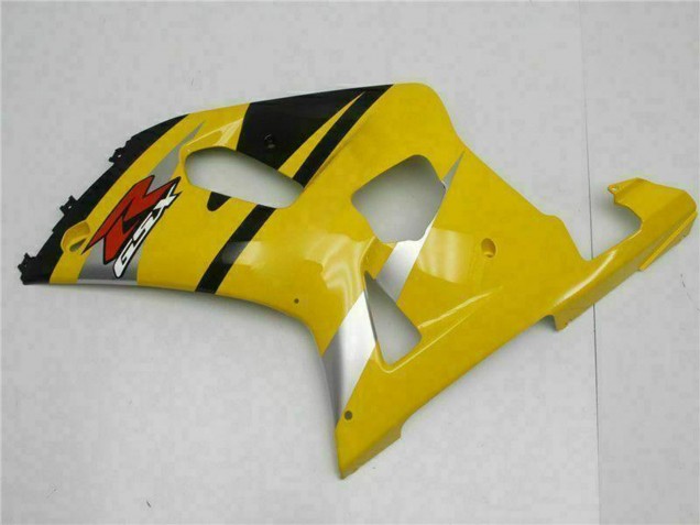 2001-2003 Suzuki GSXR 600/750 Motorcycle Fairings - Yellow Black Canada Suppliers