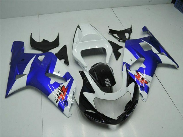 2001-2003 Suzuki GSXR 600/750 Motorcycle Fairings - White Blue Black Canada Suppliers