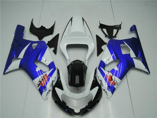 2001-2003 Suzuki GSXR 600/750 Motorcycle Fairings - White Blue Black Canada Suppliers