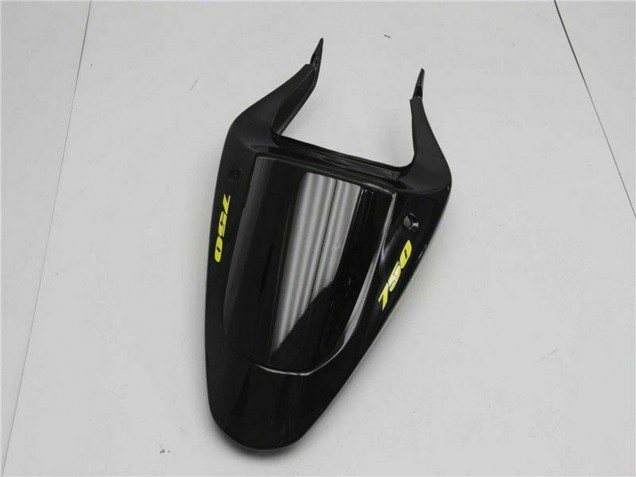 2001-2003 Suzuki GSXR 600/750 Motorcycle Fairings - Glossy Black Yellow Flame Canada Suppliers