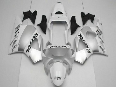 2002-2003 Honda CBR900RR 954RR Motorcycle Fairings - White Silver Black Repsol Canada Suppliers