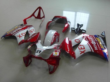 2002-2013 Honda VFR 800 Motorcycle Fairings - White Red Blue Xerox 21 Canada Suppliers