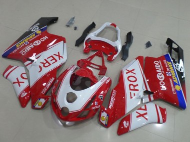 2003-2004 Ducati 999 Motorcycle Fairings - White Red Blue Glossy Black Xerox OEM Style Canada Suppliers