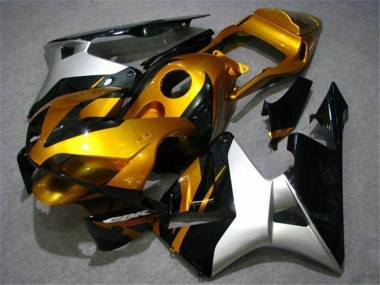 2003-2004 Honda CBR600RR Motorcycle Fairing - Silver Gold Glossy Black Canada Suppliers