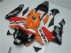 2003-2004 Honda CBR600RR Motorcycle Fairing Kits - Orange White Red Glossy Black Repsol Canada Suppliers