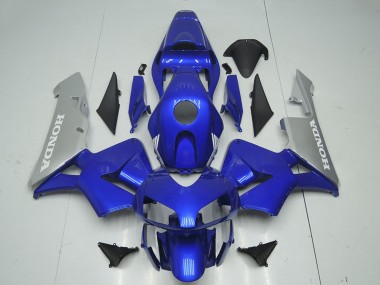 2003-2004 Honda CBR600RR Motorcycle Fairing - Silver Blue Canada Suppliers