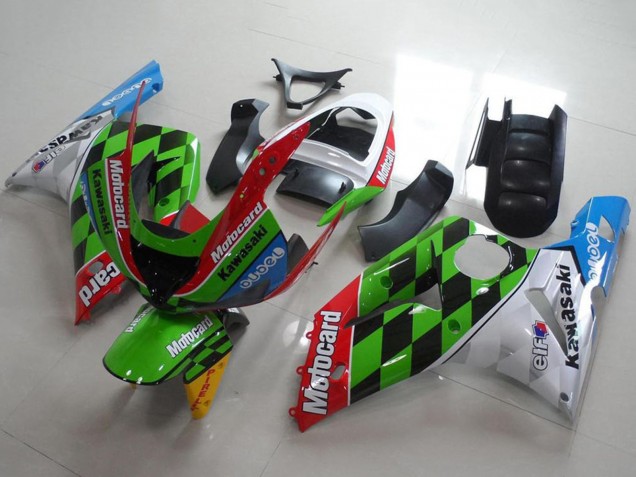 2003-2004 Kawasaki ZX6R Motorcycle Fairings - White Red Green Blue Black Motocard Canada Suppliers