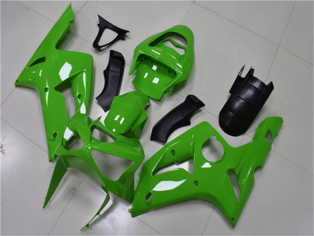 2003-2004 Kawasaki ZX6R Motorcycle Fairing - Green Canada Suppliers