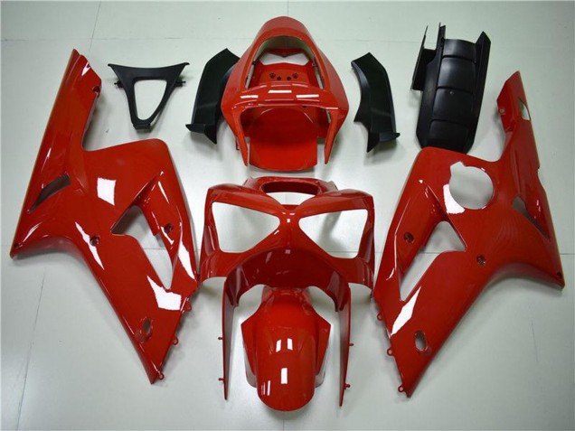 2003-2004 Kawasaki ZX6R Motorcycle Fairing Kits - Red Canada Suppliers