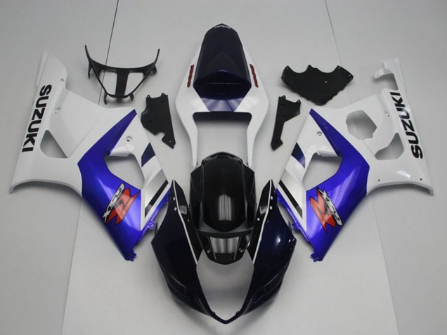 2003-2004 Suzuki GSXR 1000 Motorcycle Fairings - White Blue Glossy Black Red Canada Suppliers