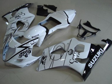 2003-2004 Suzuki GSXR 1000 Motorcycle Fairings - White Black Corona Canada Suppliers